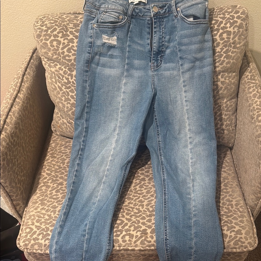 Stylish High Rise Blue Women's Jeans